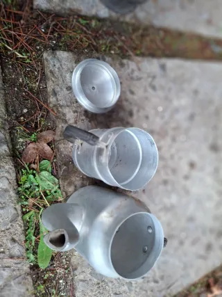 Cafetera de pota o brasa