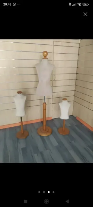 Lote maniquíes expositores