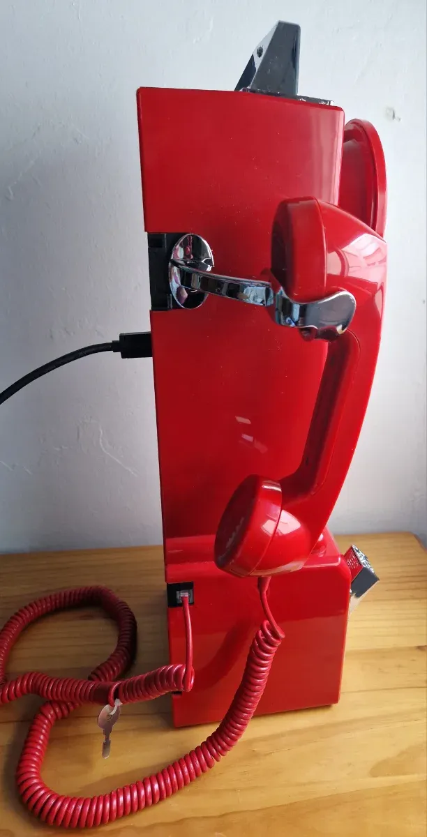 Teléfono Público Americano Rojo 1957