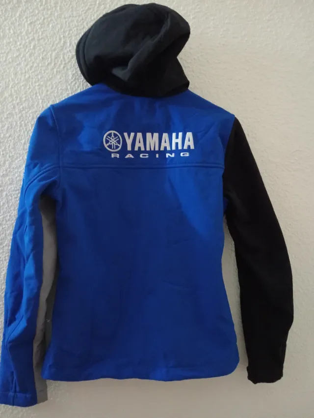 Venta sólo en mano.Sudadera unisex.Yamaha Azul/neg
