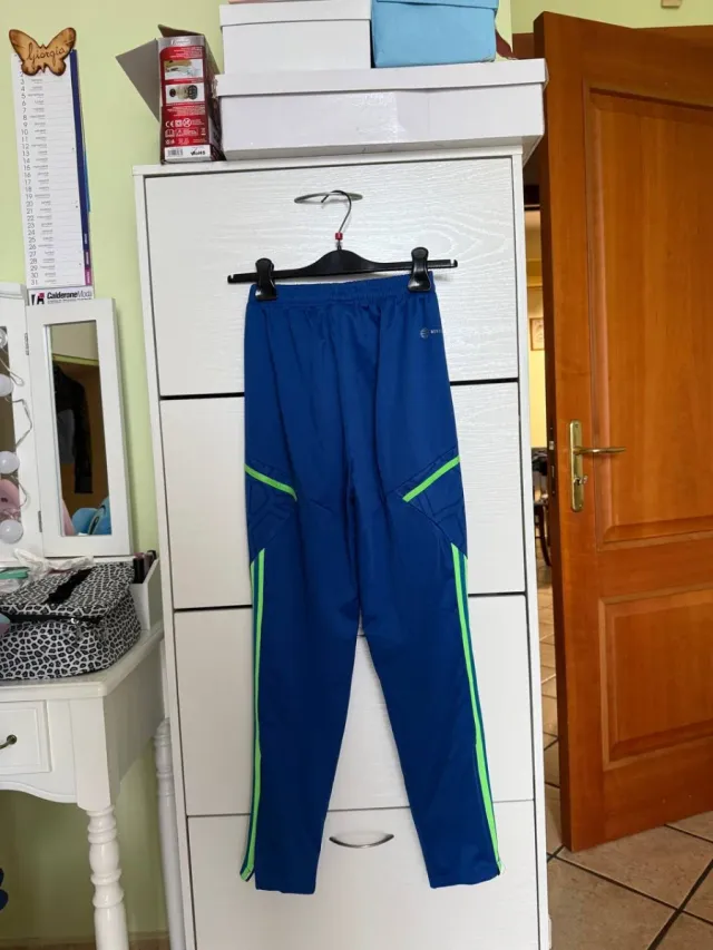 Completo tuta Adidas Juventus blu/verde taglia M