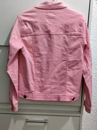 Chaqueta vaquera rosa Brotas