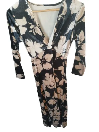 Vestito lungo fantasia floreale