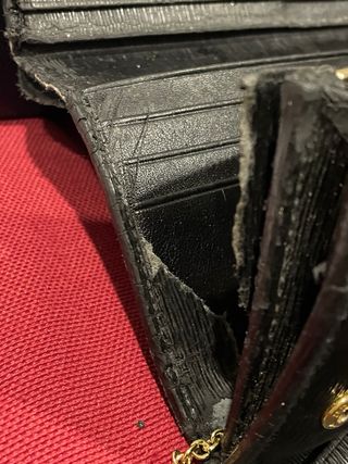 Portafoglio Prada Pattina Nero