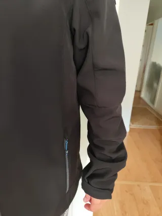 Chaqueta Neopreno Polar Hombre Negra