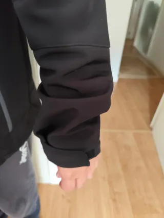 Chaqueta Neopreno Polar Hombre Negra