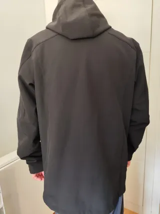 Chaqueta Neopreno Polar Hombre Negra