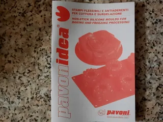 Tortiera Campana Pavonidea Silicone Rossa