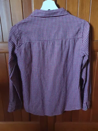 Camisa cuadros niño manga larga