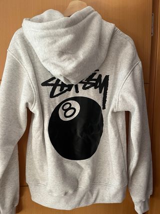 Sudadera Stussy 8 Ball Gris