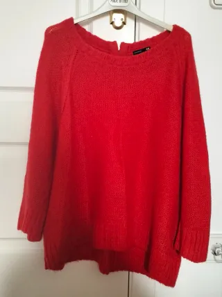 Jersey H&M Mohair de color naranja.