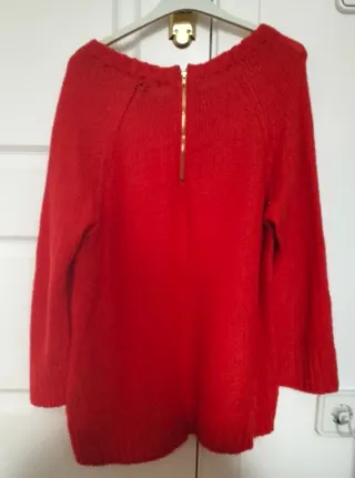 Jersey H&M Mohair de color naranja.