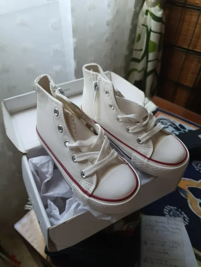 Zapatillas Converse para niña/niño N 27 piel