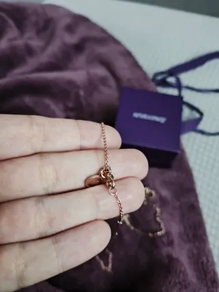 Collar y pulsera Aristocrazy cruz oro rosa