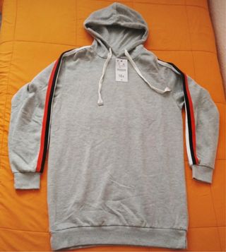 Sudadera Lefties Gris con Tiras