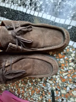 Scarpe uomo scamosciate marroni 43