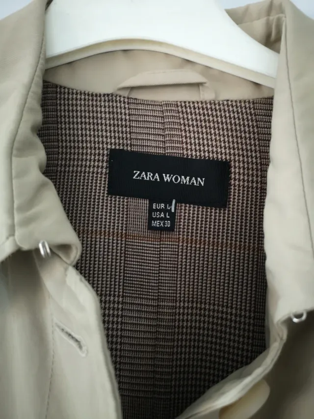 Gabardina Zara Beige