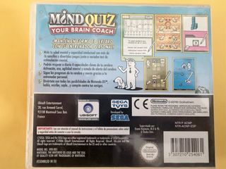 Juego Nintendo DS Mind Quiz: Your Brain Coach