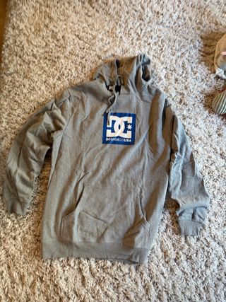 Sudadera DC Shoes Gris Talla L Nueva
