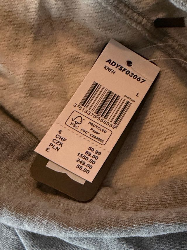 Sudadera DC Shoes Gris Talla L Nueva