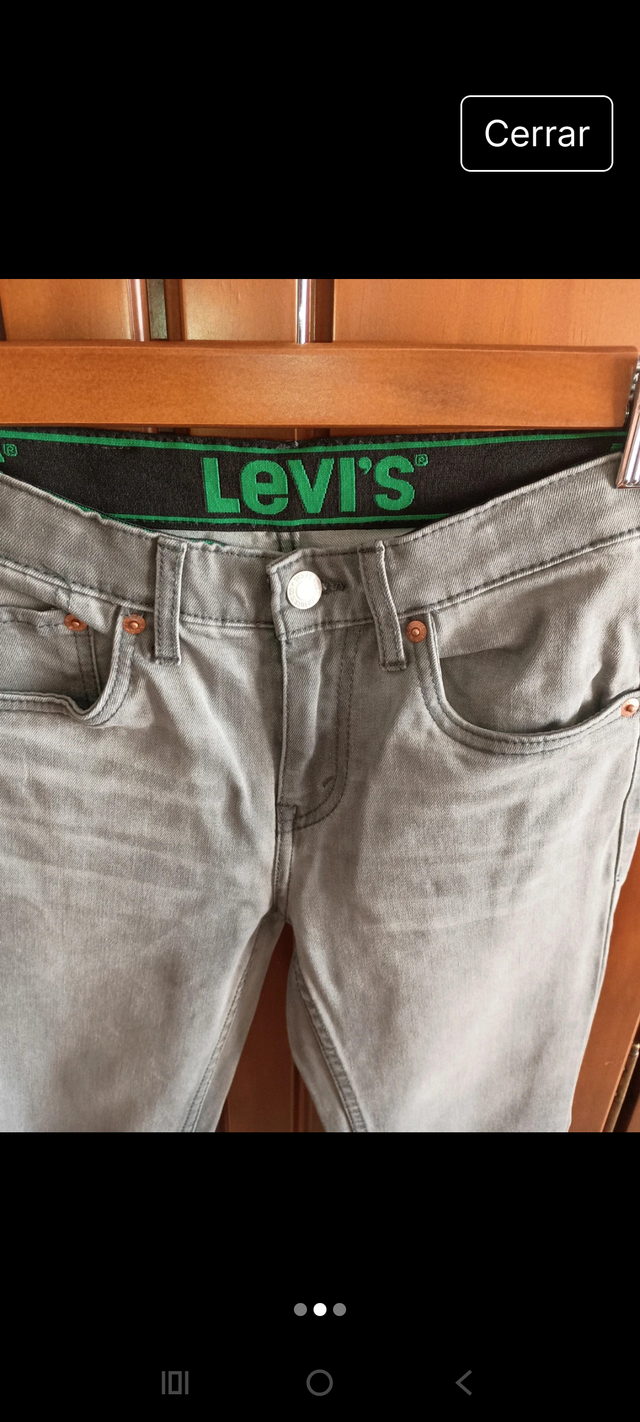 Vaquero Levi's niño gris