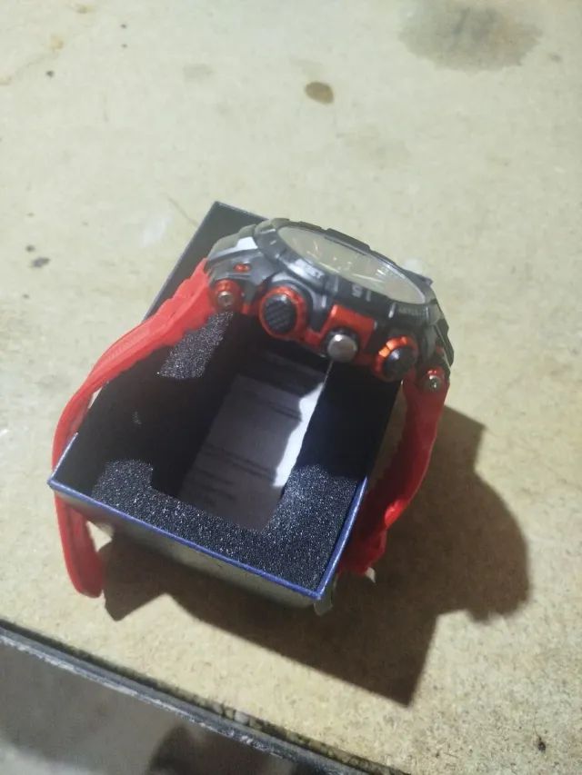 Reloj SMAEL Caballero Negro/Rojo