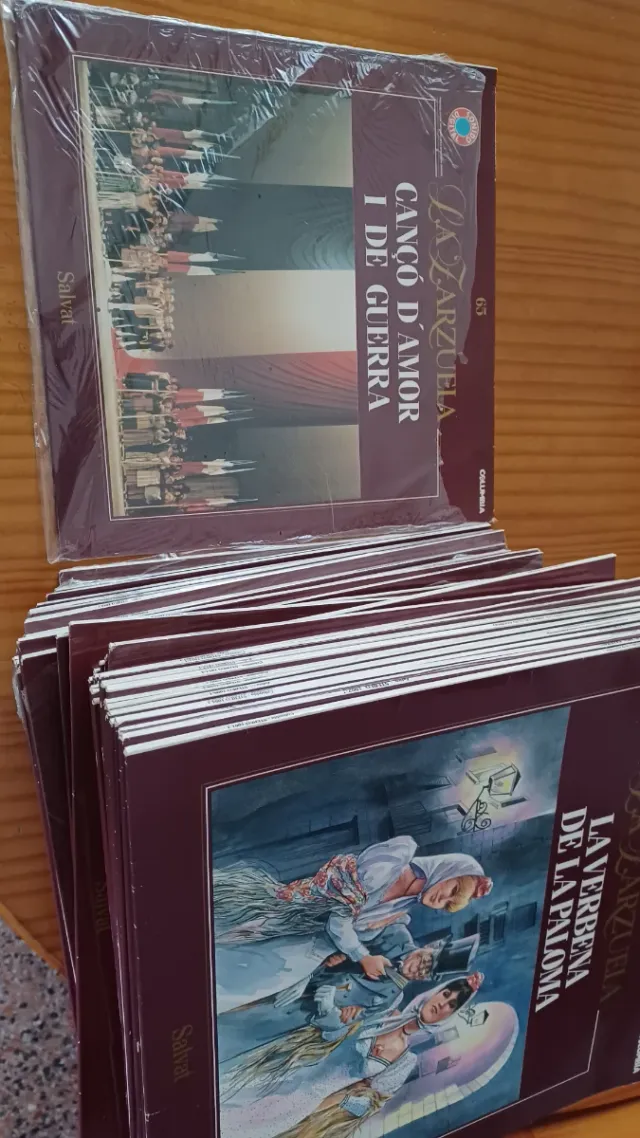 Lote Vinilos La Zarzuela Salvat 65 discos 150