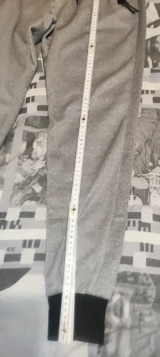 Pantalón XL chándal gris negro