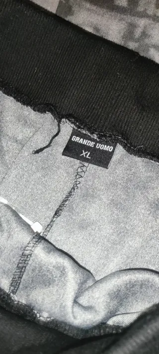 Pantalón XL chándal gris negro