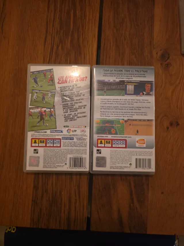 Lote PSP: FIFA 08 y Smash Court Tennis 3