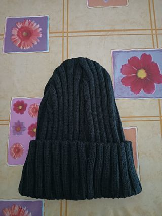 Berretto Uomo Sonny Bono, nero a coste e risvolto