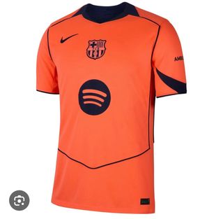 Camiseta FCB Jugador Nike Naranja Talla S