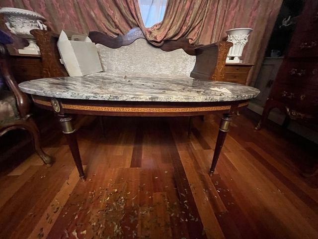 Mesa de salón mármol principios S XX