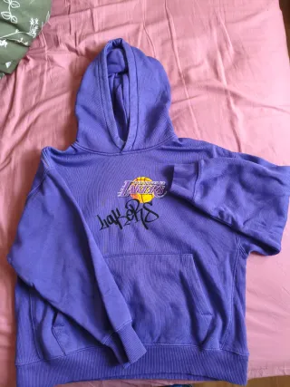 Sudadera Morada Zara Niño Talla M