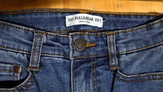 Lote 2 Vaqueros Pull&Bear Azul Talla 32