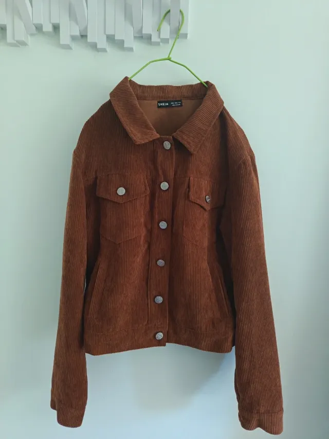 Cazadora pana SHEIN marrón Talla S