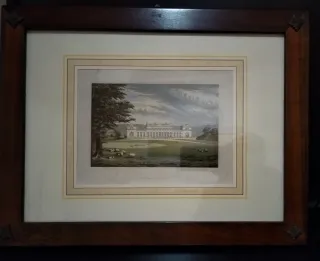 Cromolitografia Inglese Harewood House 1830