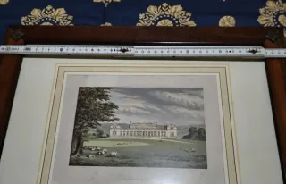 Cromolitografia Inglese Harewood House 1830