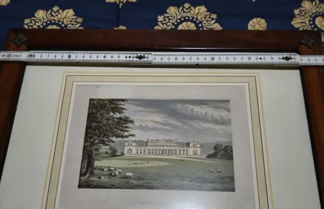 Cromolitografia Inglese Harewood House 1830