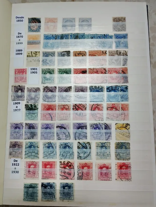 Album 1000 Francobolli Spagna. Dal 1850 al 2020