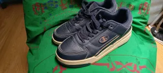 Zapatillas Champion Azul y Beige