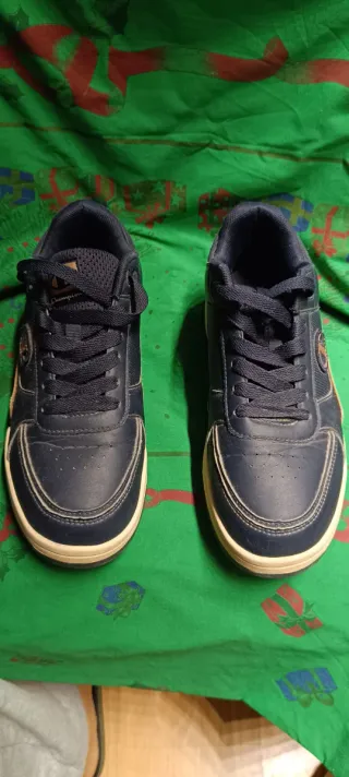 Zapatillas Champion Azul y Beige