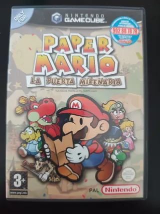 Paper Mario La Puerta Milenaria Nintendo GameCube