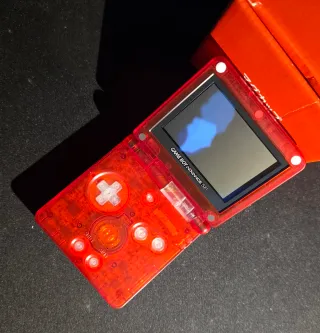 Game Boy Advance SP Custom Groudon Premier ball