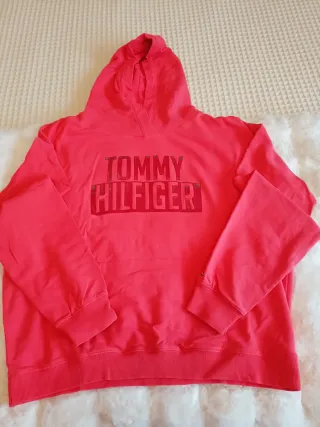 Sudadera Tommy Hilfiger Roja Mujer