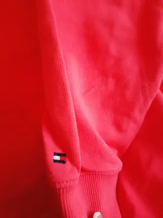 Sudadera Tommy Hilfiger Roja Mujer
