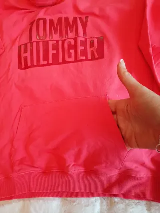 Sudadera Tommy Hilfiger Roja Mujer