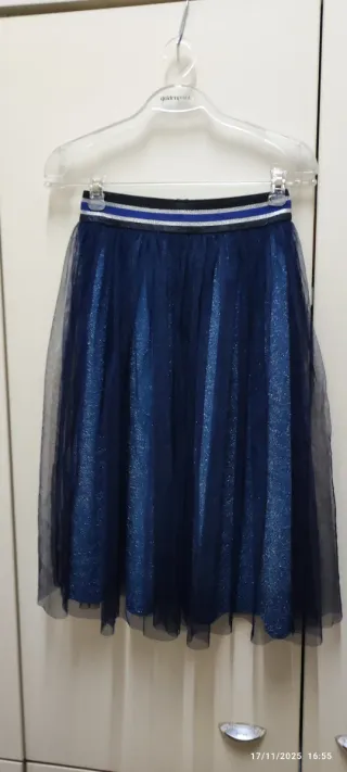 Gonna bambina Brums in tulle blu