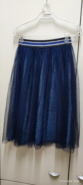 Gonna bambina Brums in tulle blu