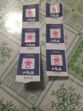 Numero 56 Bollini Fila per Premi Fila.